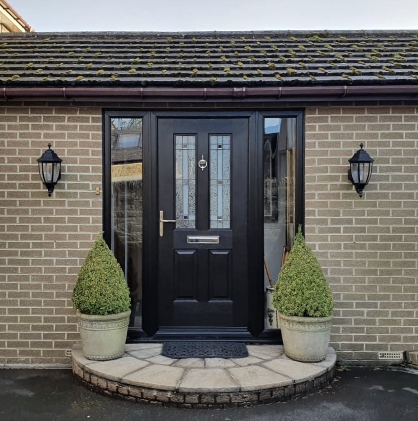 Black Jacobean Rockdoor Composite Door