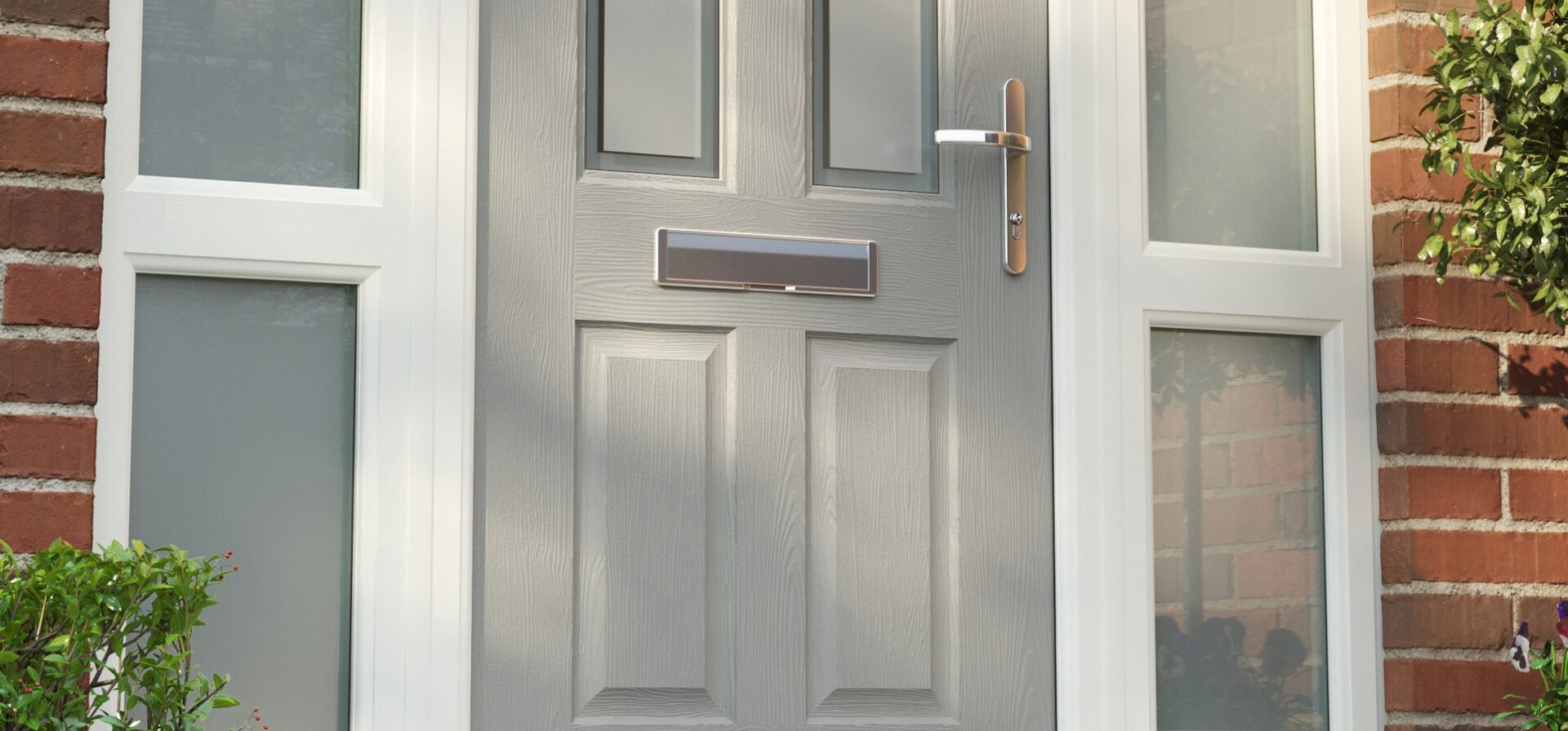 Agate Grey Jacobean Rockdoor Composite Door