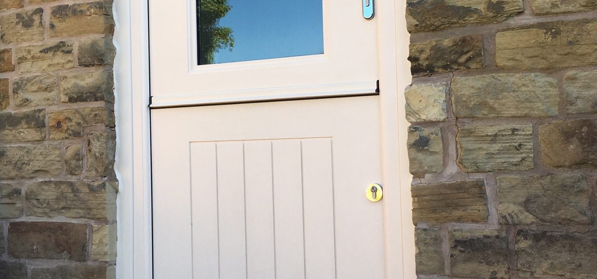 Cream Stable Door Rockdoor Composite Door