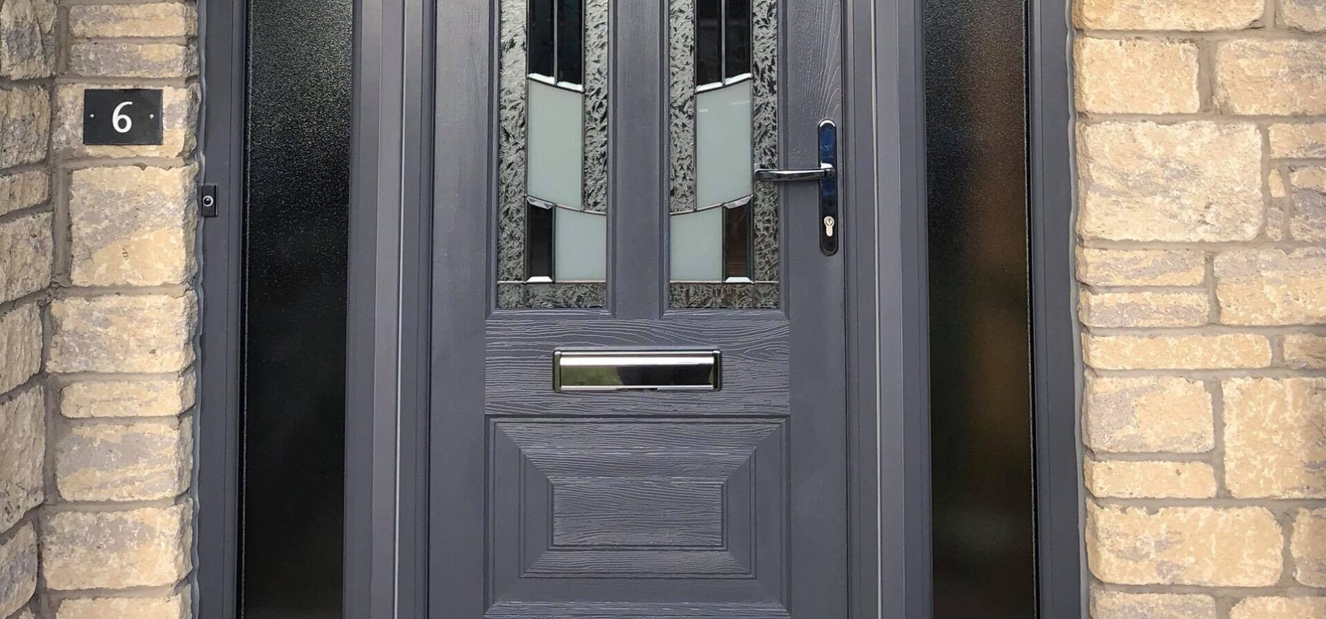 Slate Grey Rockdoor Composite Door