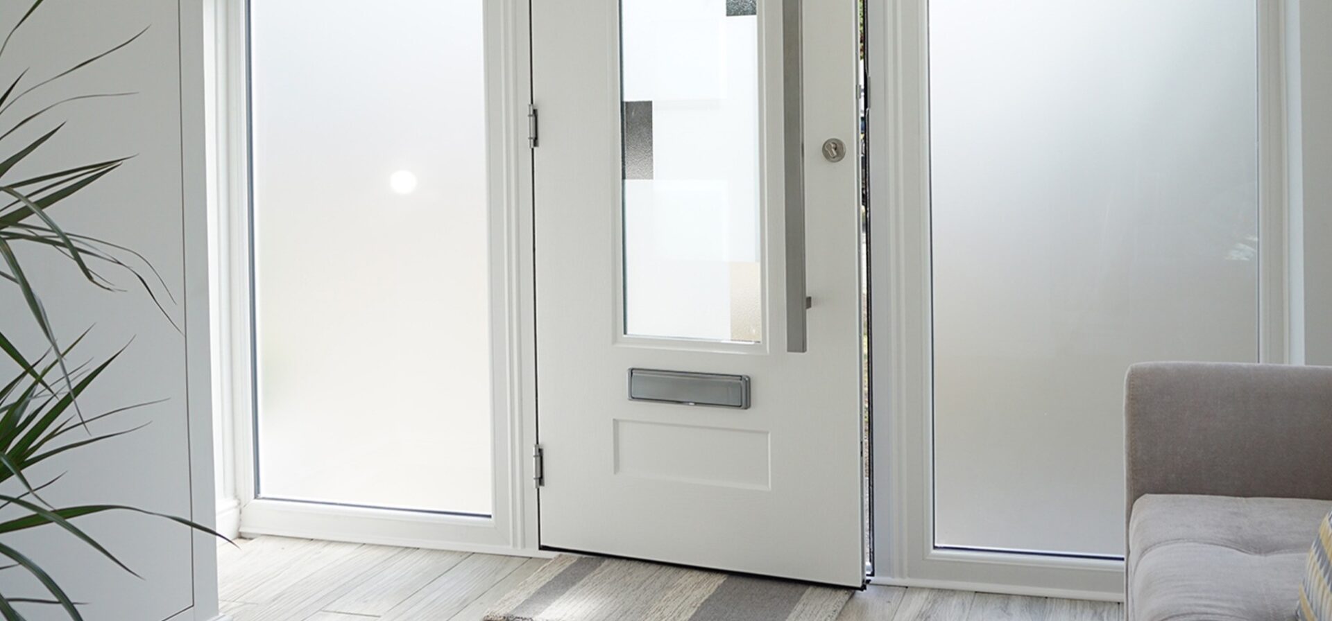 White Rockdoor Composite Door