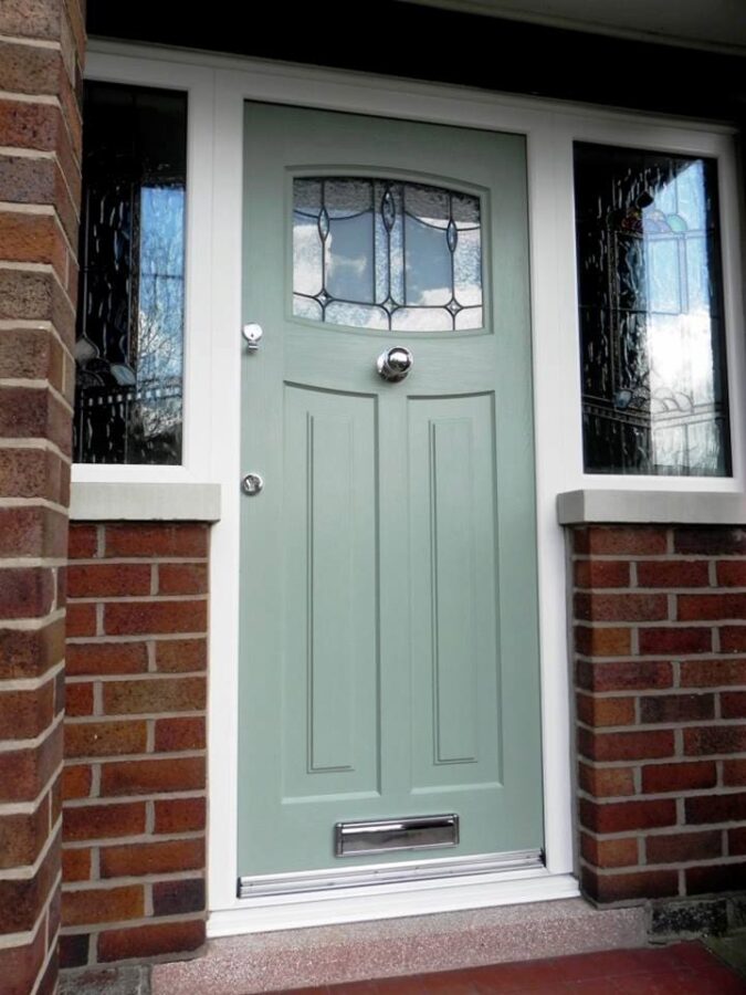 Chartwell Green Newark Lantern Rockdoor Composite Door