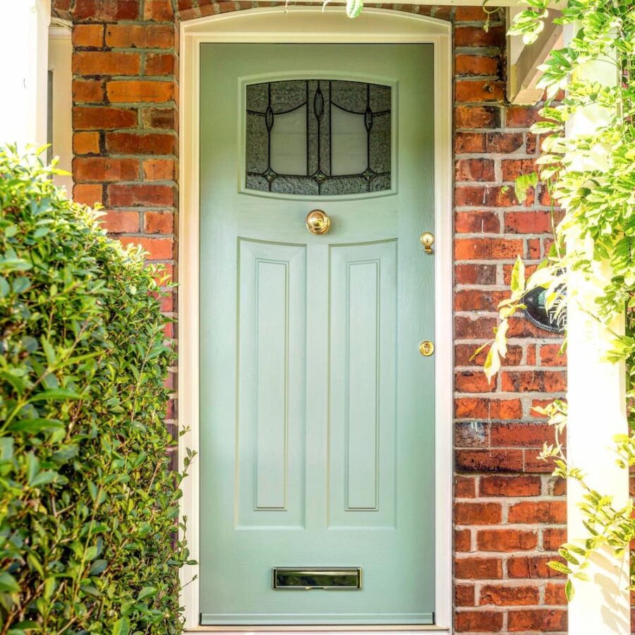 Chartwell Green Newark Lantern Rockdoor Composite Door