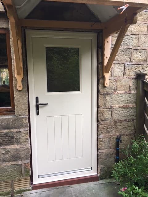 Cream Cottage View Light Rockdoor Composite Door