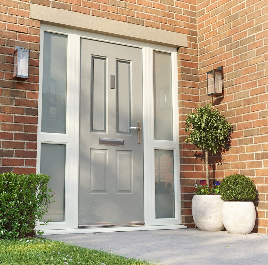 Agate Grey Jacobean Rockdoor Composite Door