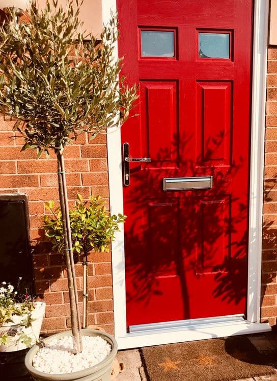 Ruby Red Regency Rockdoor Composite Door