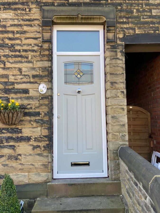 Agate Grey Newark Brightstar Rockdoor Composite Door