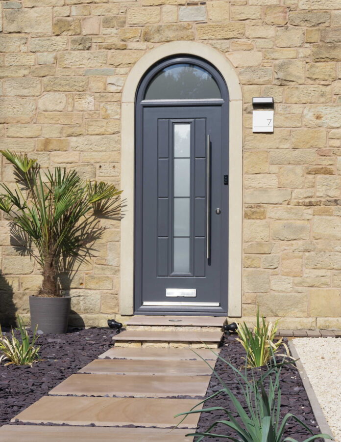 Anthracite Vermont Continuity Rockdoor Composite Door