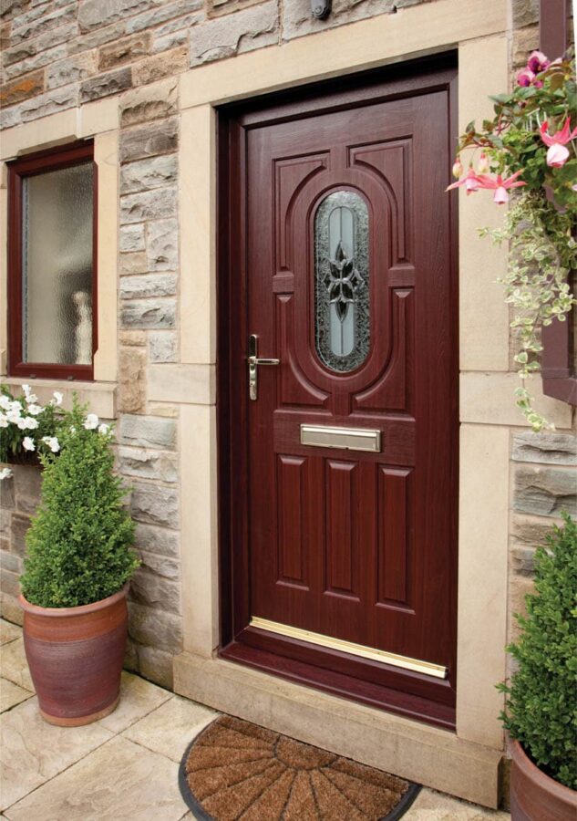 Rosewood Arcacia Cosmopolitan Rockdoor Composite Door