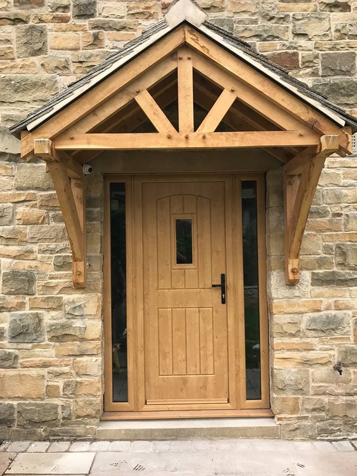 Irish Oak English Cottage Composite Door