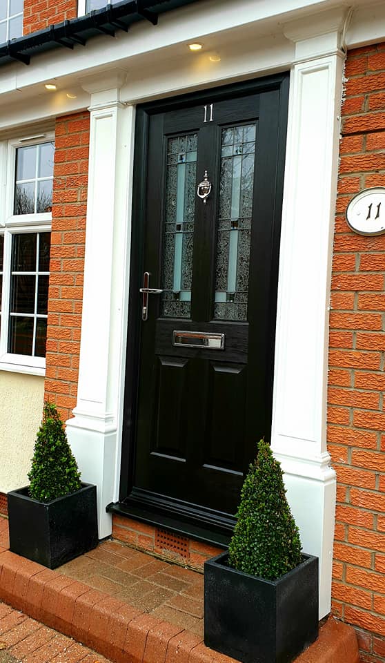 Black Jacobean Composite Door