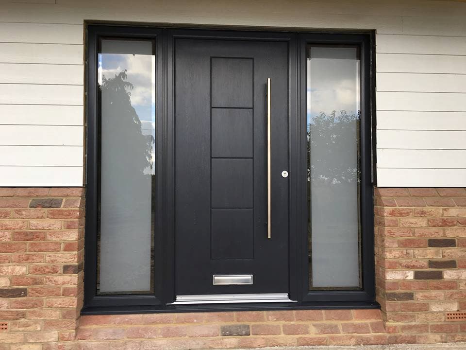 Black Dakota Rockdoor Composite Door