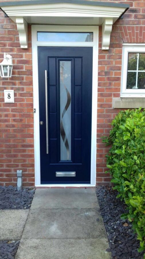 Blue Vermont Haze Rockdoor Composite Door