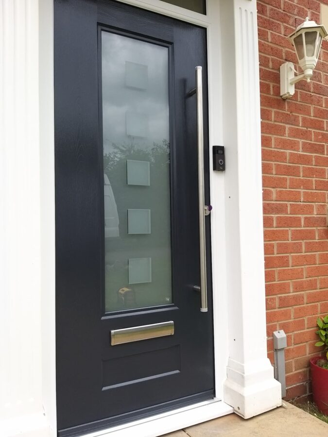 Anthracite Vogue Optima Rockdoor Composite Door