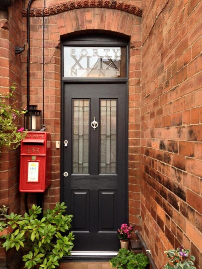 Anthracite Grey Jacobean Apollo Rockdoor Composite Door