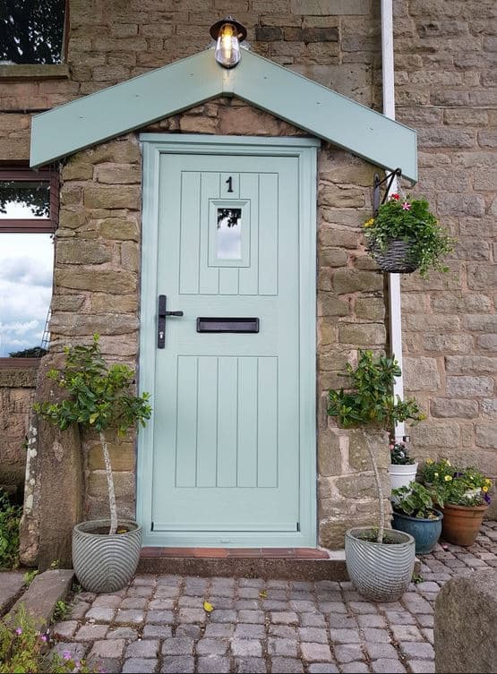 Chartwell Green Cottage Spy View Composite Door