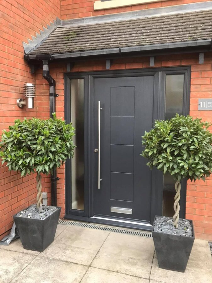 Anthracite Grey Dakota Rockdoor Composite Door