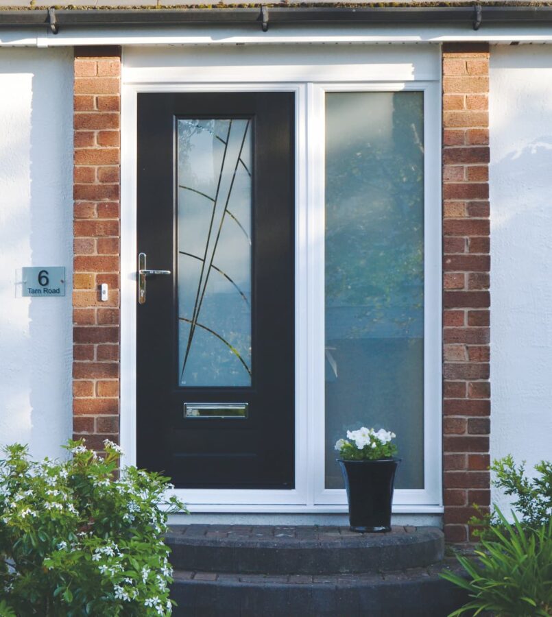 Black Vogue Ocean Rockdoor Composite Door