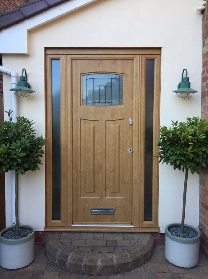 Irish Oak Newark Citadel Rockdoor Composite Door