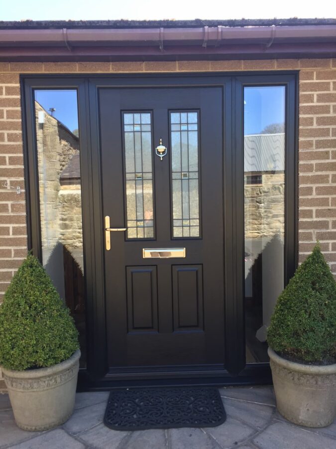 Black Jacobean Apollo Rockdoor Composite Door