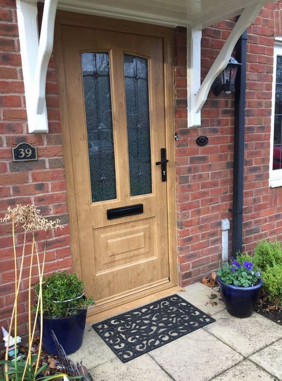 Irish Oak Illinois Rockdoor Composite Door
