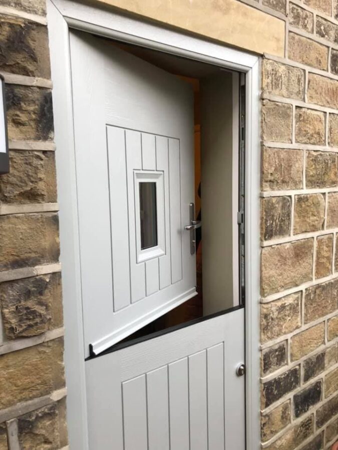 Agate Grey Stable Spy View Rockdoor Composite Door