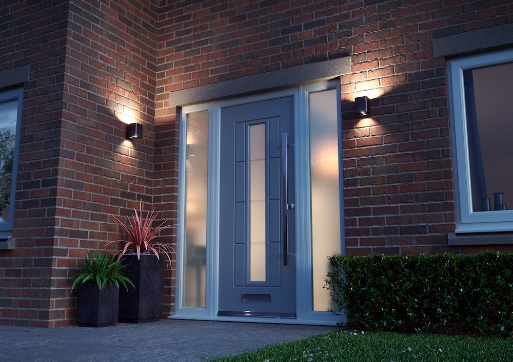 Agate Grey Vermont Rockdoor Composite Door