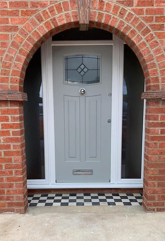 Agate Grey Newark Brightstar Rockdoor Composite Door