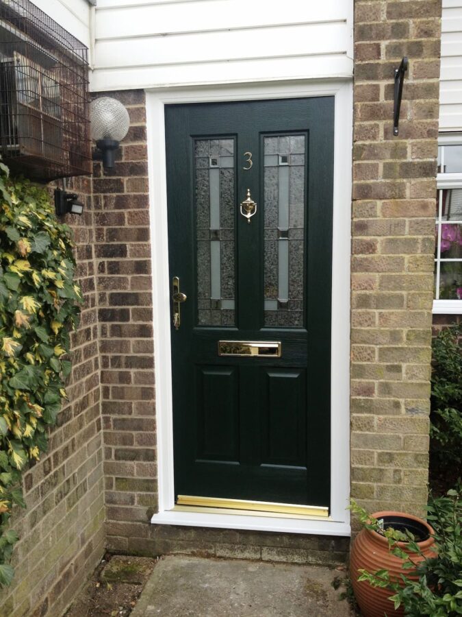 Green Jacobean Apollo Rockdoor Composite Door
