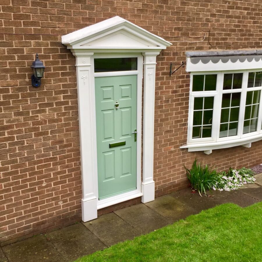 Chartwell Green Colonial Rockdoor Composite Door