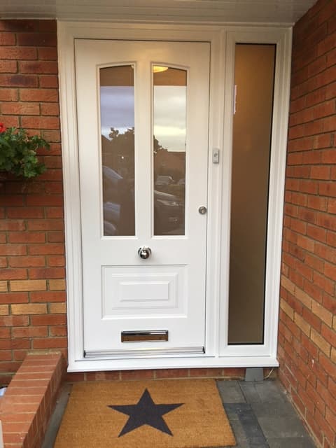 White Illinois Composite Door