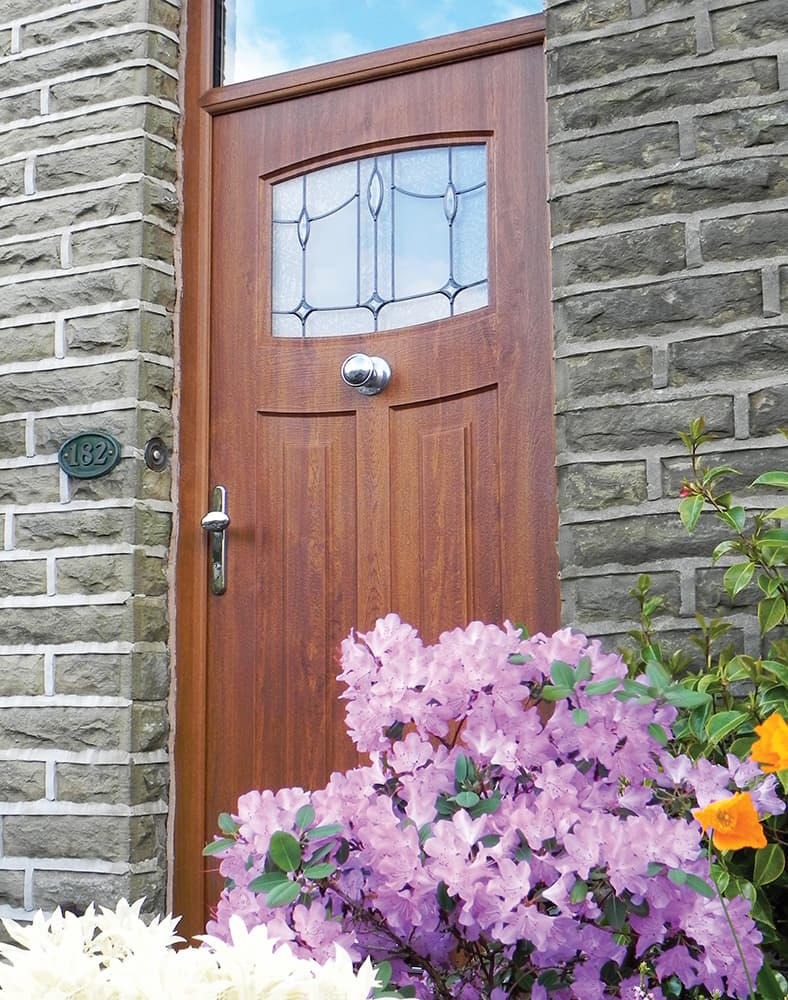 Light Oak Newark Lantern Composite Door