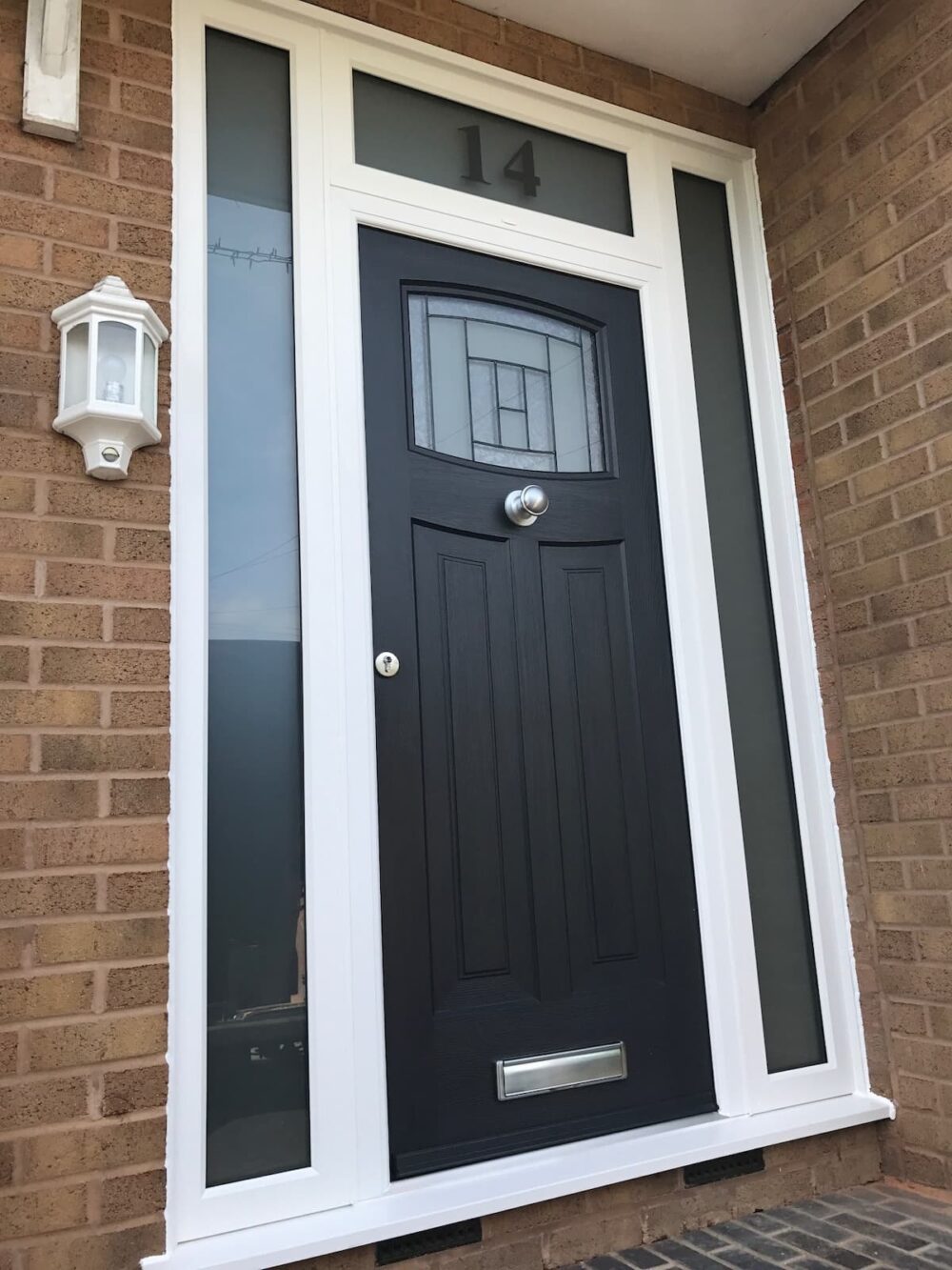 Black Newark Citadel Composite Door