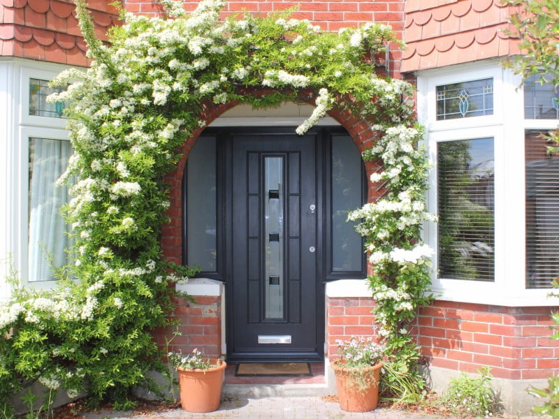 Anthracite Grey Vermont Grey Shades Rockdoor Composite Door