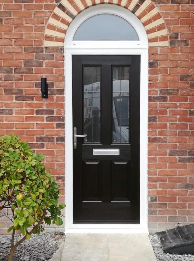 Black Jacobean Rockdoor Composite Door
