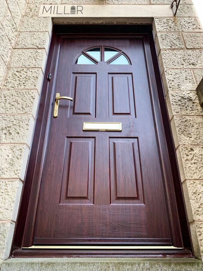 Rosewood Carolina Rockdoor Composite Door