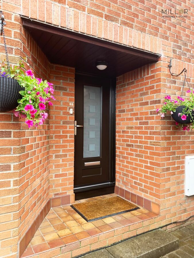 Black Vogue Optima Rockdoor Composite Door
