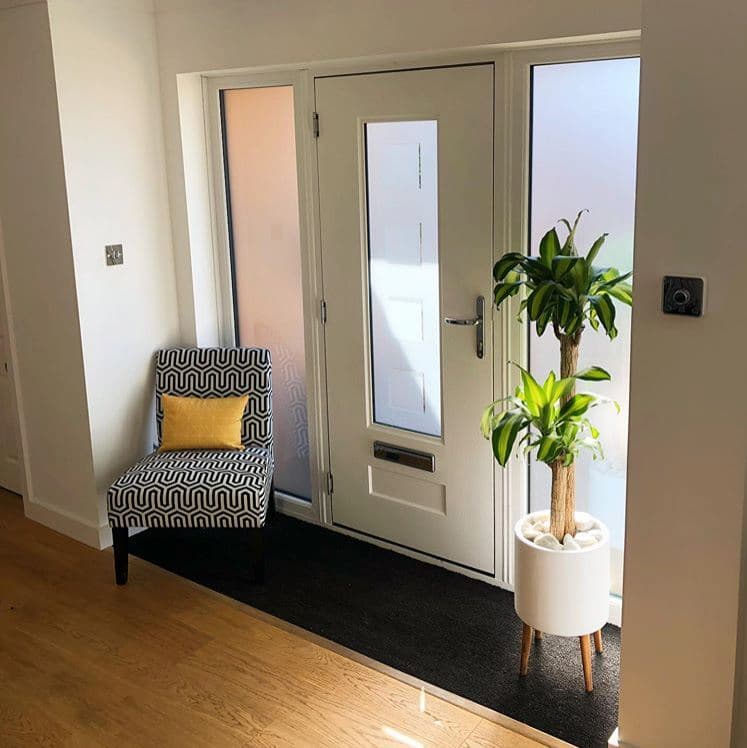 White Vogue Cube Rockdoor Composite Door