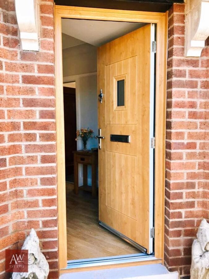 Irish Oak Cottage Spy View Rockdoor Composite Door