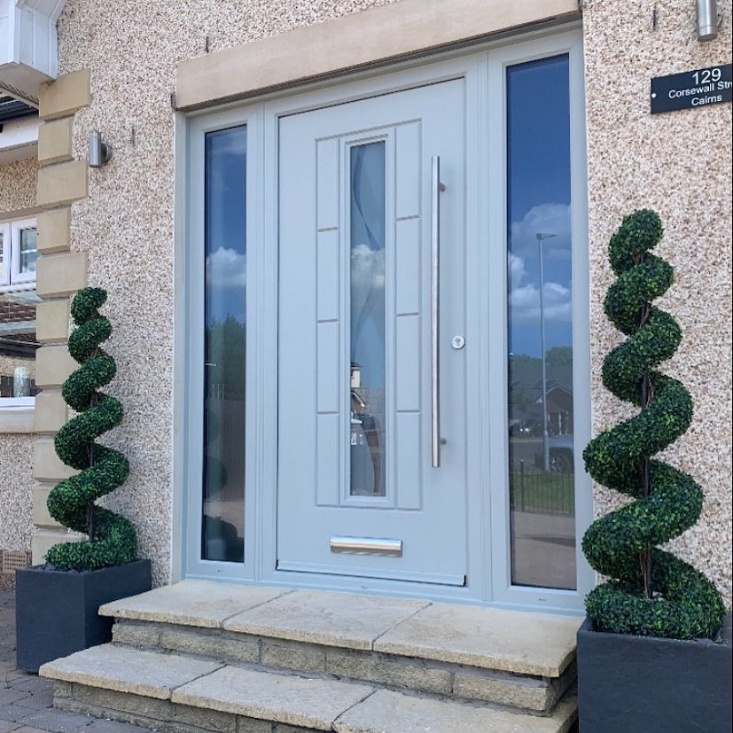 Agate Grey Vermont Haze Rockdoor Composite Door