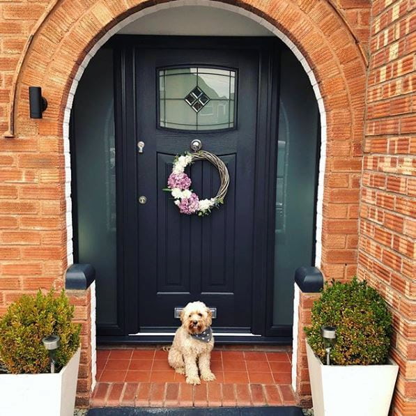 Anthracite Grey Newark Brightstar Rockdoor Composite Door
