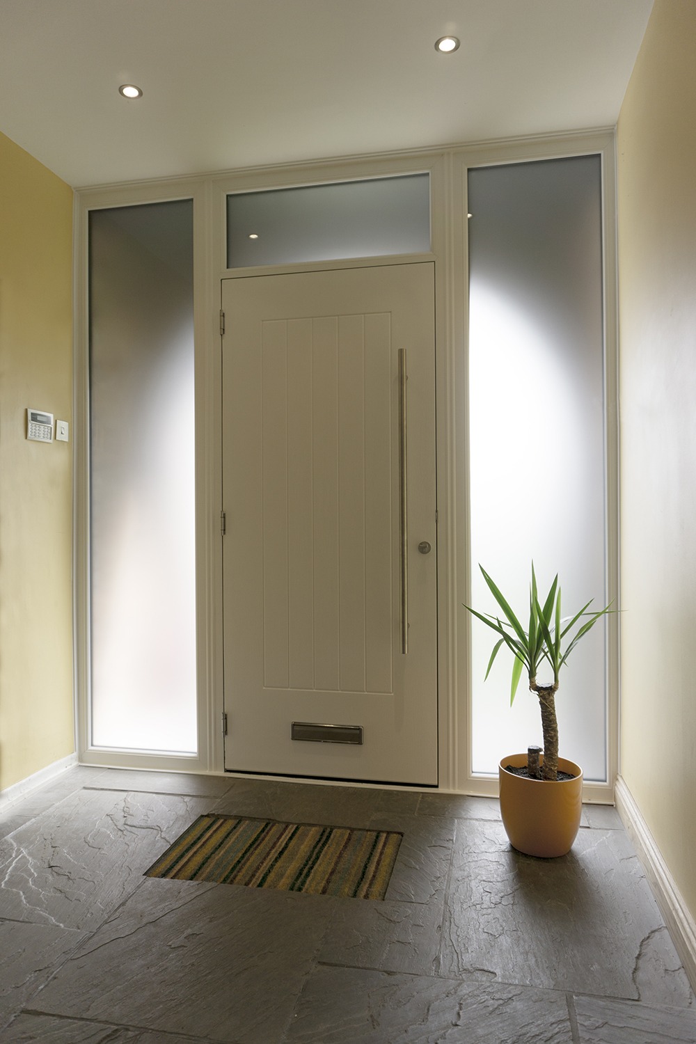 White Indiana Composite Door