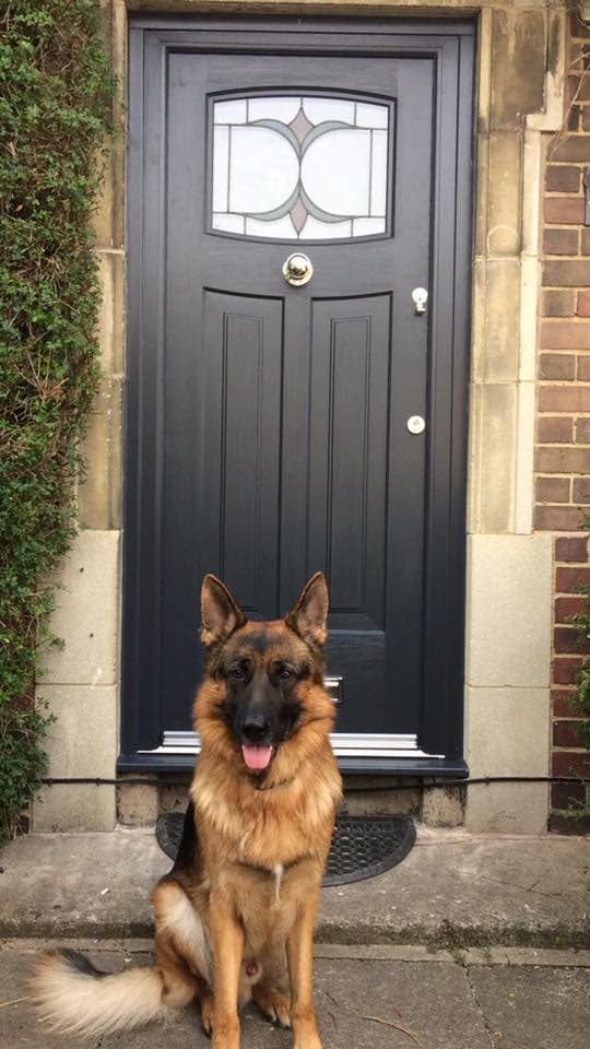 Anthracite Grey Newark Jubilee Composite Door