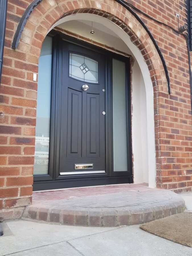 Anthracite Grey Newark Brightstar Rockdoor Composite Door