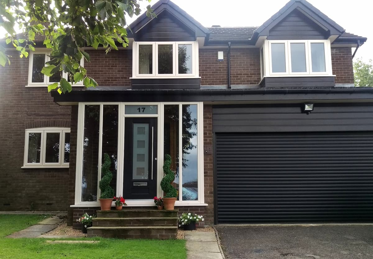 Black Vogue Cube Composite Door