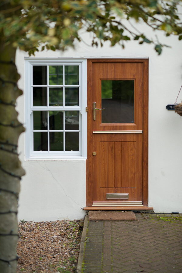 Light Oak Stable View Light Rockdoor Composite Door