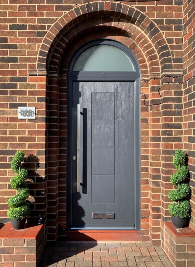 Slate Grey Dakota Rockdoor Composite Door