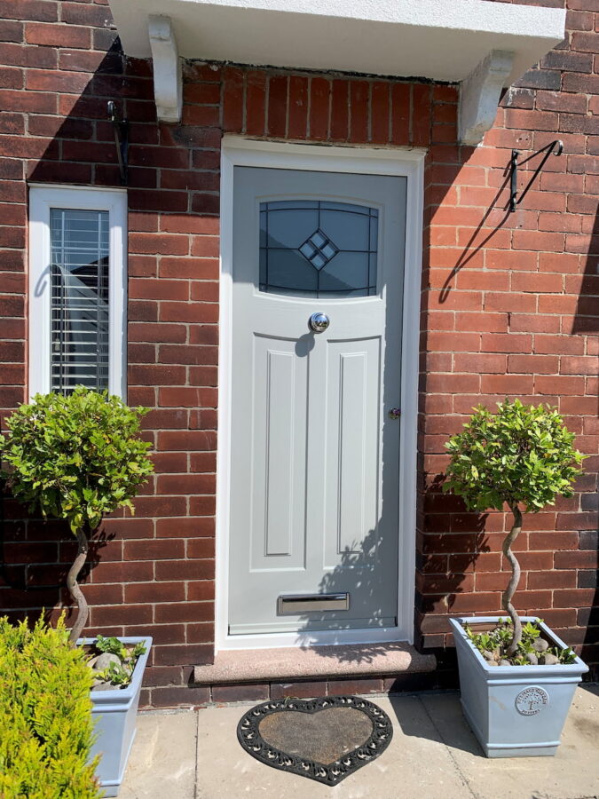 Agate Grey Newark Brightstar Rockdoor Composite Door