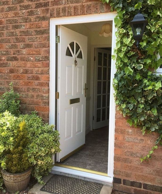 White Carolina Rockdoor Composite Door