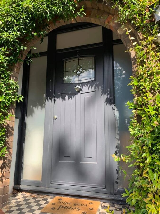 Slate Grey Newark Brightstar Rockdoor Composite Door